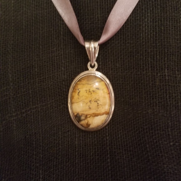 Picture Jasper in Sterling Silver Pendant - Picture 1 of 6